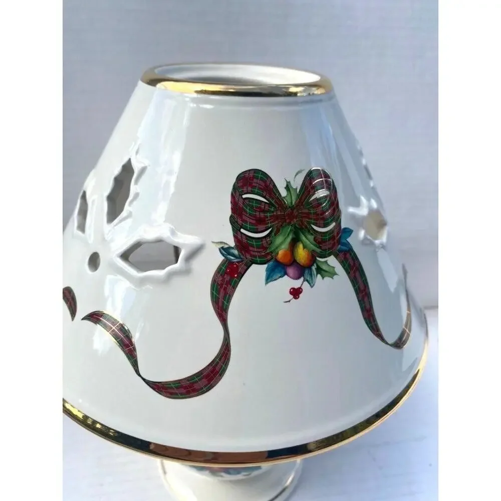 Lenox Holiday Tea Ligh Candle Holder Christmas lamp